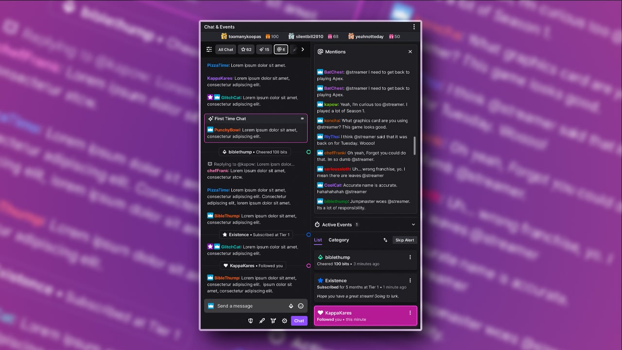 Chat & Events Twitch's New Tool for Streamers Chat Events Twitchs New Tool for Streamers