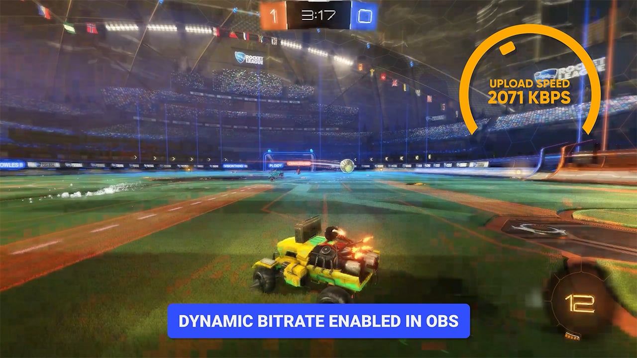 Dynamic Bitrate Enabled in OBS 2 Dynamic Bitrate Enabled in OBS 2