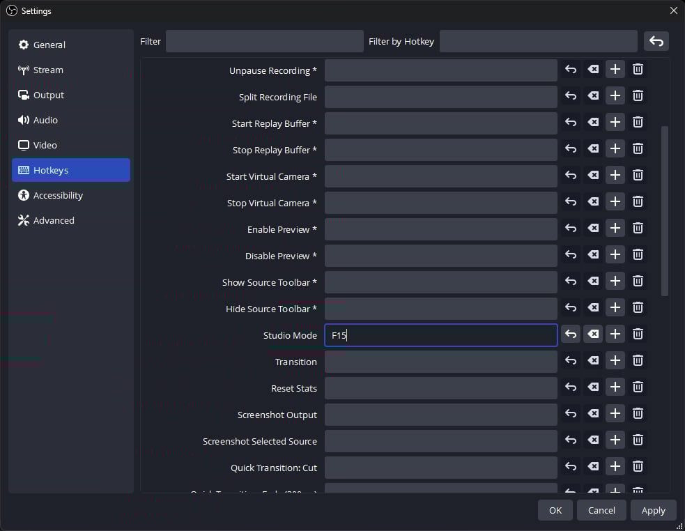 Function Keys Hotkey - Stream Deck Function Keys Hotkey Stream Deck