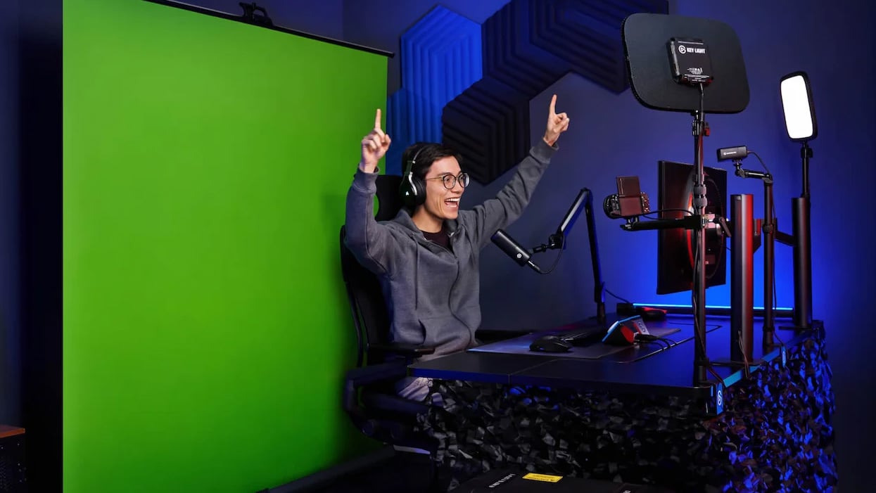 Green Screen Setup from Elgato Green Screen Setup from Elgato