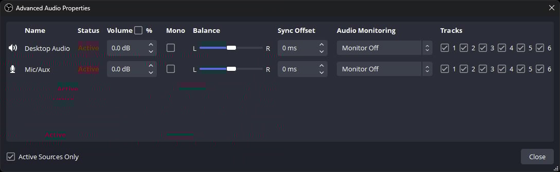 OBS - Sync Offset Audio OBS Sync Offset Audio