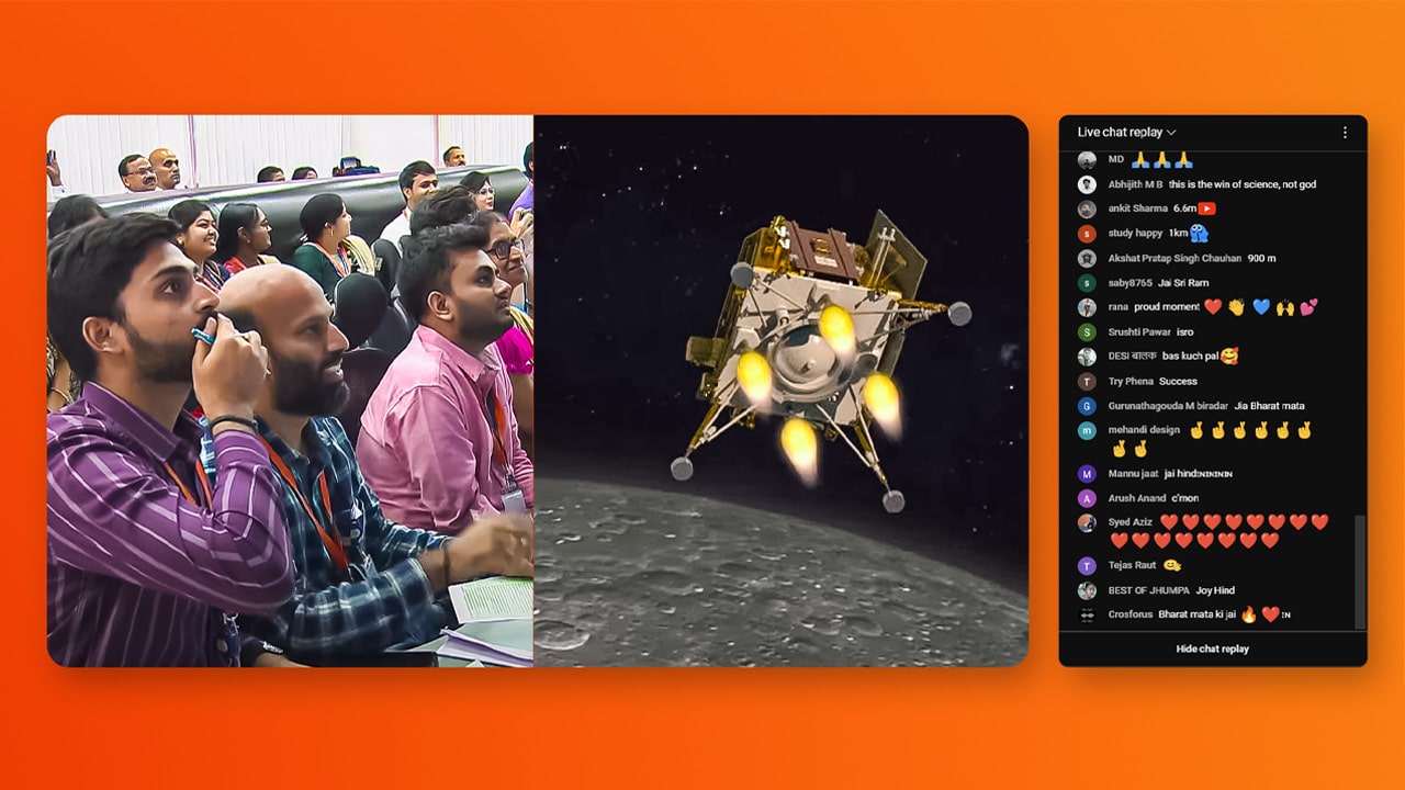 Record-Breaking 8 Million Tune in Live for India's Moon Landing Record Breaking 8 Million Tune in Live for Indias Moon Landing