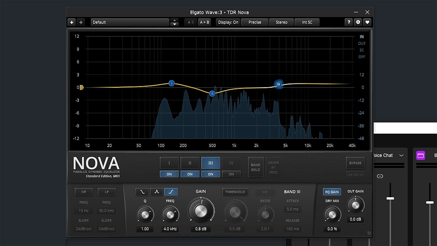 TDR Nova VST Plugin - EQ Starting Point TDR Nova VST Plugin EQ Starting Point