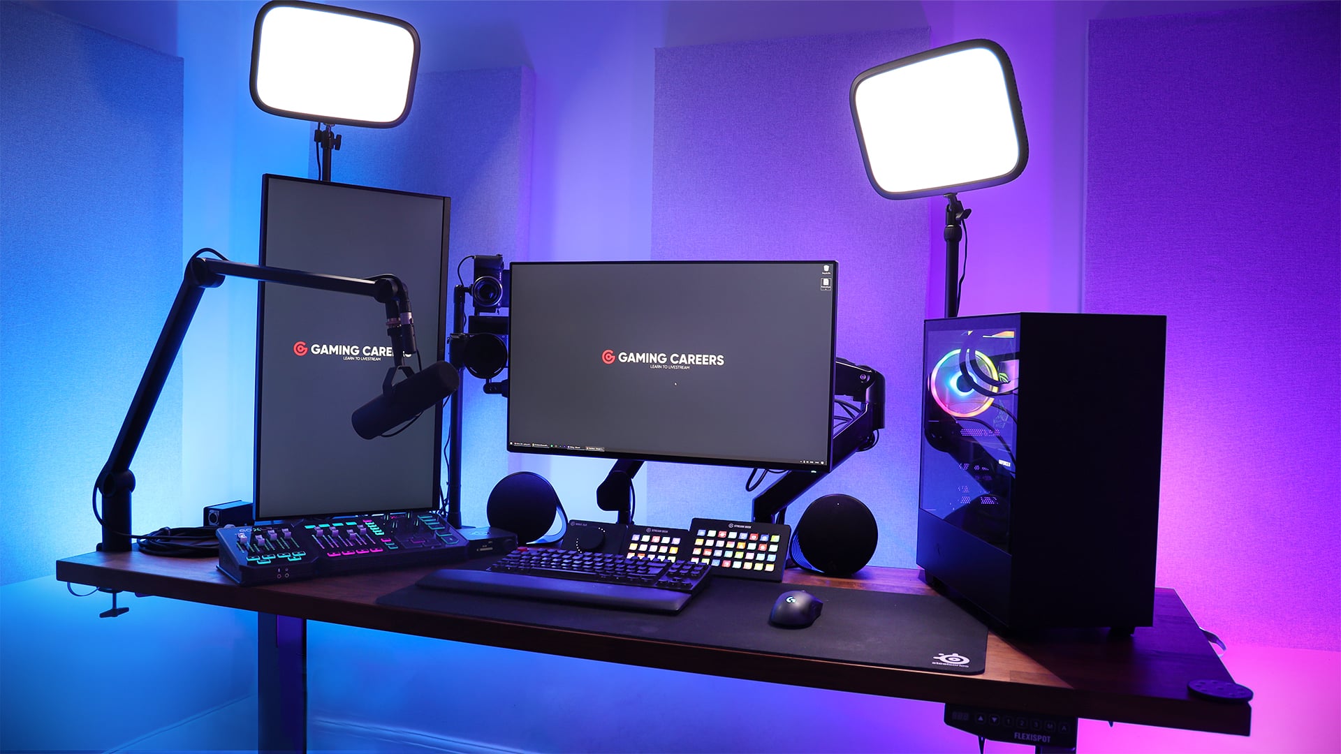 Gaming Careers Streaming Setup