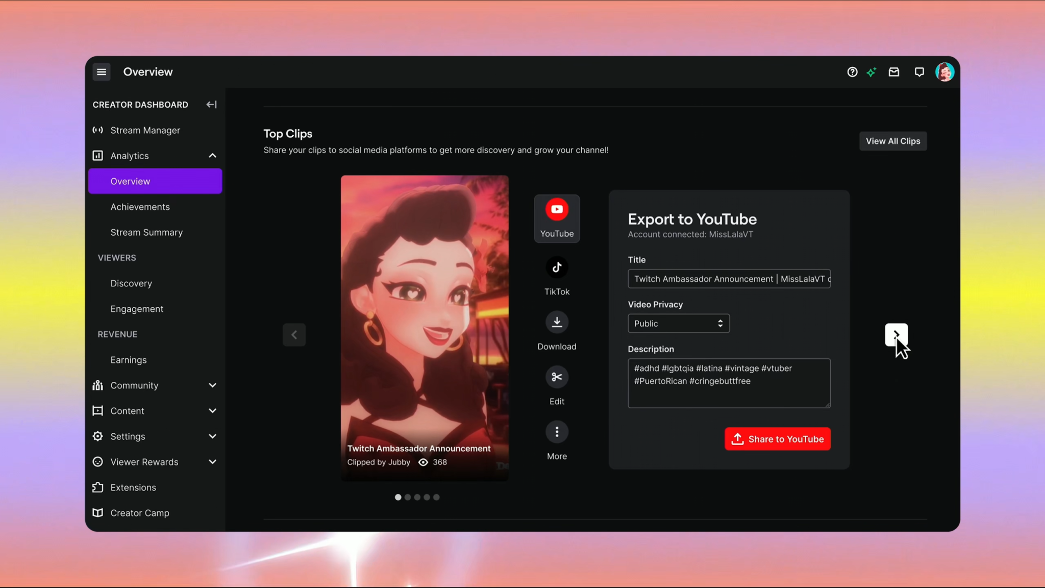 Clip Exporting - TwitchCon 2024 Clip Exporting TwitchCon 2024